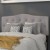 Flash Furniture HG-HB1708-F-LG-GG Light Gray Tufted Upholstered Full Size Headboard, Fabric addl-1