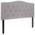 Flash Furniture HG-HB1708-F-LG-GG Light Gray Tufted Upholstered Full Size Headboard, Fabric addl-2