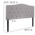 Flash Furniture HG-HB1708-F-LG-GG Light Gray Tufted Upholstered Full Size Headboard, Fabric addl-6