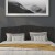 Flash Furniture HG-HB1708-K-BK-GG Black Tufted Upholstered King Size Headboard, Fabric addl-5