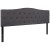 Flash Furniture HG-HB1708-K-DG-GG Dark Gray Tufted Upholstered King Size Headboard, Fabric addl-10