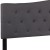 Flash Furniture HG-HB1708-K-DG-GG Dark Gray Tufted Upholstered King Size Headboard, Fabric addl-9