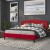 Flash Furniture HG-HB1708-K-R-GG Red Tufted Upholstered King Size Headboard, Fabric addl-5