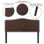 Flash Furniture HG-HB1708-Q-DBR-GG Dark Brown Tufted Upholstered Queen Size Headboard, Fabric addl-4