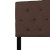 Flash Furniture HG-HB1708-Q-DBR-GG Dark Brown Tufted Upholstered Queen Size Headboard, Fabric addl-8