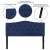 Flash Furniture HG-HB1708-Q-N-GG Navy Tufted Upholstered Queen Size Headboard, Fabric addl-5