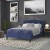 Flash Furniture HG-HB1708-Q-N-GG Navy Tufted Upholstered Queen Size Headboard, Fabric addl-8