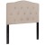 Flash Furniture HG-HB1708-T-B-GG Beige Tufted Upholstered Twin Size Headboard, Fabric addl-2