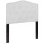 Flash Furniture HG-HB1708-T-W-GG White Tufted Upholstered Twin Size Headboard, Fabric addl-2