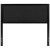 Flash Furniture HG-HB1717-F-BK-GG Metal Upholstered Full Size Headboard, Black Fabric addl-9