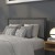 Flash Furniture HG-HB1717-F-DG-GG Metal Upholstered Full Size Headboard, Dark Gray Fabric addl-1