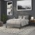 Flash Furniture HG-HB1717-F-DG-GG Metal Upholstered Full Size Headboard, Dark Gray Fabric addl-6