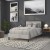 Flash Furniture HG-HB1717-F-LG-GG Metal Upholstered Full Size Headboard, Light Gray Fabric addl-6