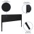 Flash Furniture HG-HB1717-K-BK-GG Metal Upholstered King Size Headboard, Black Fabric addl-3