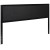 Flash Furniture HG-HB1717-K-BK-GG Metal Upholstered King Size Headboard, Black Fabric addl-7