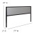 Flash Furniture HG-HB1717-K-LG-GG Metal Upholstered King Size Headboard, Light Gray Fabric addl-4