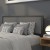 Flash Furniture HG-HB1717-Q-DG-GG Metal Upholstered Queen Size Headboard, Dark Gray Fabric addl-1