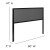 Flash Furniture HG-HB1717-Q-DG-GG Metal Upholstered Queen Size Headboard, Dark Gray Fabric addl-4