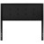 Flash Furniture HG-HB1725-F-BK-GG Metal Tufted Upholstered Full Size Headboard, Black Fabric addl-10