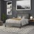 Flash Furniture HG-HB1725-F-DG-GG Metal Tufted Upholstered Full Size Headboard, Dark Gray Fabric addl-6