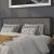 Flash Furniture HG-HB1725-K-DG-GG Metal Tufted Upholstered King Size Headboard, Dark Gray Fabric addl-1