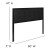 Flash Furniture HG-HB1725-Q-BK-GG Metal Tufted Upholstered Queen Size Headboard, Black Fabric addl-4