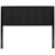 Flash Furniture HG-HB1725-Q-BK-GG Metal Tufted Upholstered Queen Size Headboard, Black Fabric addl-9