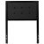 Flash Furniture HG-HB1725-T-BK-GG Metal Tufted Upholstered Twin Size Headboard, Black Fabric addl-9