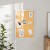 Flash Furniture HGWA-CK-20X30-WHTWSH-GG Rustic 20" x 30" Wall Mount Cork Board with Wooden Push Pins, Whitewashed addl-1