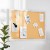 Flash Furniture HGWA-CK-20X30-WHTWSH-GG Rustic 20" x 30" Wall Mount Cork Board with Wooden Push Pins, Whitewashed addl-5