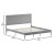 Flash Furniture MG-09003KB-K-GRYWSH-GG King Size Solid Wood Platform Bed with Wooden Slats and Headboard, Gray addl-4