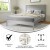 Flash Furniture MG-09003QB-Q-GRYWSH-GG Queen Size Solid Wood Platform Bed with Wooden Slats and Headboard, Gray addl-3