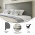 Flash Furniture MG-97881-KHB-K-GRWSH-GG King Size Gray Wash Herringbone Adjustable Headboard addl-3