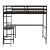 Flash Furniture MH-LBD5-ESP-F-GG Espresso Full Size Loft Bed Frame with Desk, Guard Rails & Ladder addl-10