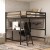 Flash Furniture MH-LBD5-ESP-F-GG Espresso Full Size Loft Bed Frame with Desk, Guard Rails & Ladder addl-1