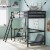 Flash Furniture MH-LBD5-ESP-T-GG Espresso Twin Size Loft Bed Frame with Desk, Guard Rails & Ladder addl-5