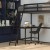 Flash Furniture MH-LBD5-ESP-T-GG Espresso Twin Size Loft Bed Frame with Desk, Guard Rails & Ladder addl-6