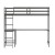 Flash Furniture MH-LBD5-LGY-F-GG Light Gray Full Size Loft Bed Frame with Desk, Guard Rails & Ladder addl-10