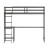 Flash Furniture MH-LBD5-LGY-T-GG Light Gray Twin Size Loft Bed Frame with Desk, Guard Rails & Ladder addl-10