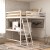 Flash Furniture MH-LBD5-WH-F-GG White Full Size Loft Bed Frame with Desk, Guard Rails & Ladder addl-1