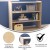 Flash Furniture MK-KE23971-GG Bright Beginnings 3 Shelf Wooden Classroom Open Storage Unit addl-3