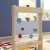 Flash Furniture MK-ME03669-GG Bright Beginnings Double Sided Natural Wood Free-Standing STEAM Easel, Storage Tray, Acrylic Paint Window addl-6