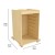 Flash Furniture MK-ME06639-GG Bright Beginnings Natural Wood Mobile STEAM Wall Accessory Board Storage Cart addl-4