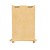 Flash Furniture MK-ME06639-GG Bright Beginnings Natural Wood Mobile STEAM Wall Accessory Board Storage Cart addl-7