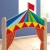 Flash Furniture MK-ME19202-GG Bright Beginnings Wooden Puppet Theater with Curtains and Magnetic Chalkboard addl-6