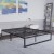 Flash Furniture MP-XU-BD10001-F-BK-GG Universal 14" Metal Platform Bed Frame with Steel Slat Support, Full Size  addl-1