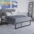 Flash Furniture MP-XU-BD10001-F-BK-GG Universal 14" Metal Platform Bed Frame with Steel Slat Support, Full Size  addl-6