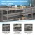 Flash Furniture NH-WT-GU-3072BSP-GG Stainless Steel 18 Gauge Work Table with Backsplash and 2 Undershelves, 72"W x 30"D x 34.5"H addl-3