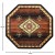 Flash Furniture NR-RGB357-55-BK-GG Mirage Southwestern Style Round 5