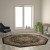 Flash Furniture NR-RGB401-77O-BK-GG Mersin Persian Style 7" x 7" Black Octagon Area Rug-Olefin Rug with Jute Backing addl-1